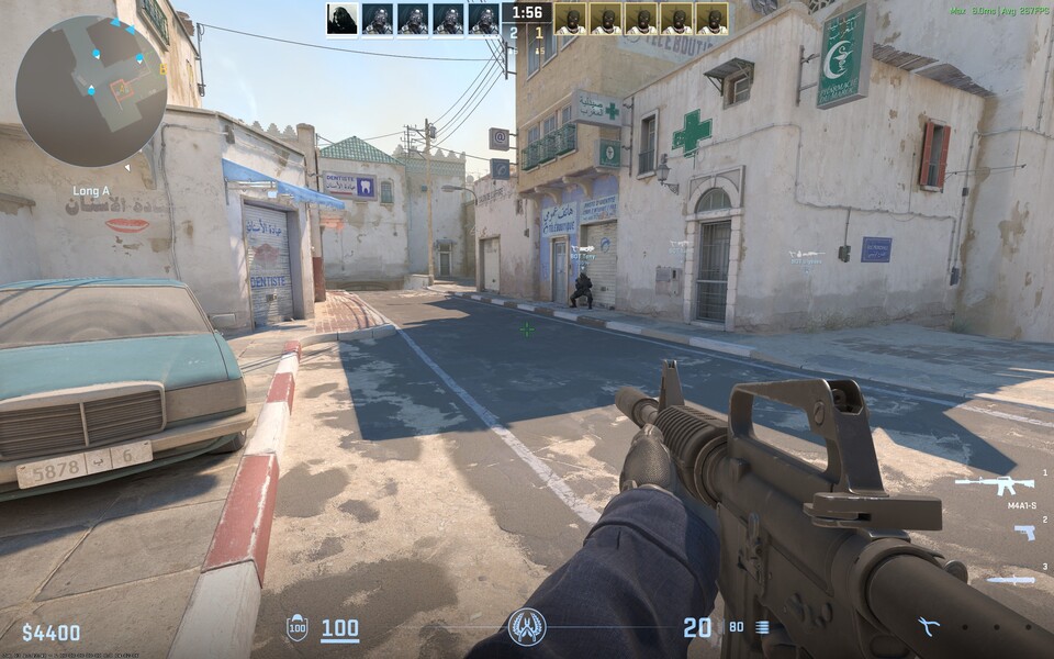 Rund 270 FPS auf Dust 2 – bei diesen Werten könnt ihr verlorene Shootouts nicht mehr auf die Hardware schieben.