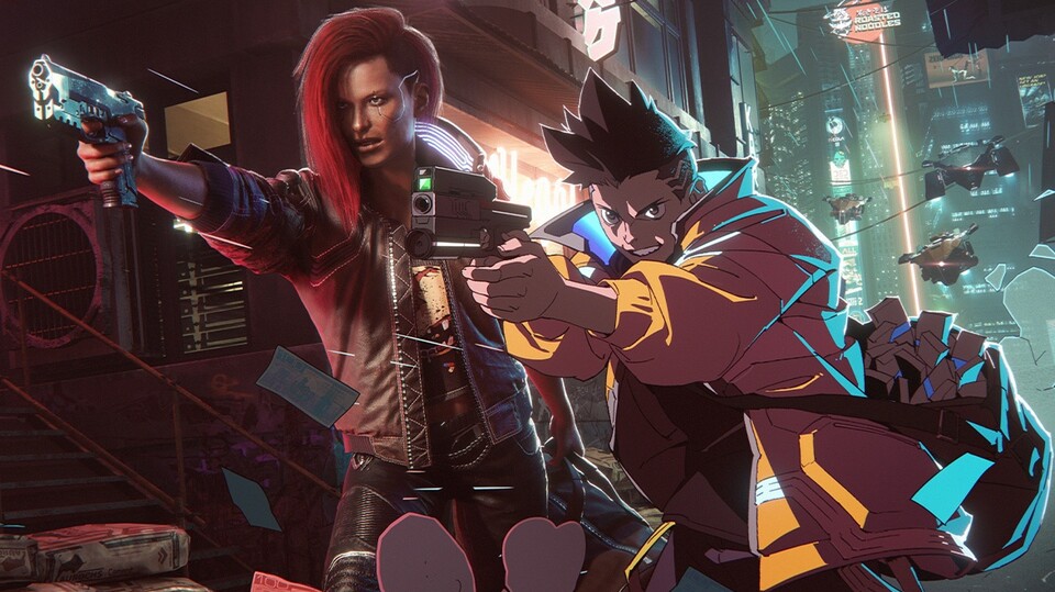 Ein Wiedersehen mit David Martinez aus Edgerunners gibt es vielleicht nicht unbedingt, dafür stellt CD Projekt Red weitere neue Cyberpunk-Serien in Aussicht.