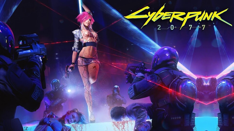 Auch Cyberpunk ist mit von der Partie - für PS4. Night City erwartet euch mit Sex, Drogen und einem ganzen Haufen Gewalt.