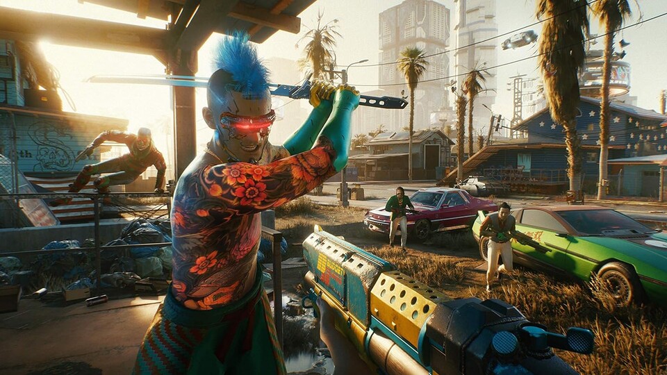 Grafik-Feuerwerke wie Cyberpunk 2077 brauchen starke Hardware – vor allem, wenn ihr Raytracing einschalten wollt.