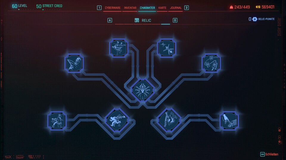 Ihr könnt den gesamten Baum freischalten, wenn ihr alle Punkte findet.