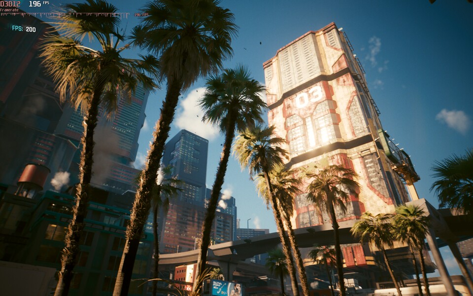 Dystopie kann auch schön sein – Volle Details und Raytracing auf »Psycho« machens möglich.