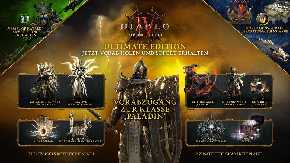 Wer die Ultimate Edition von Lord of Hatred bestellt, bekommt alles und noch viel mehr!