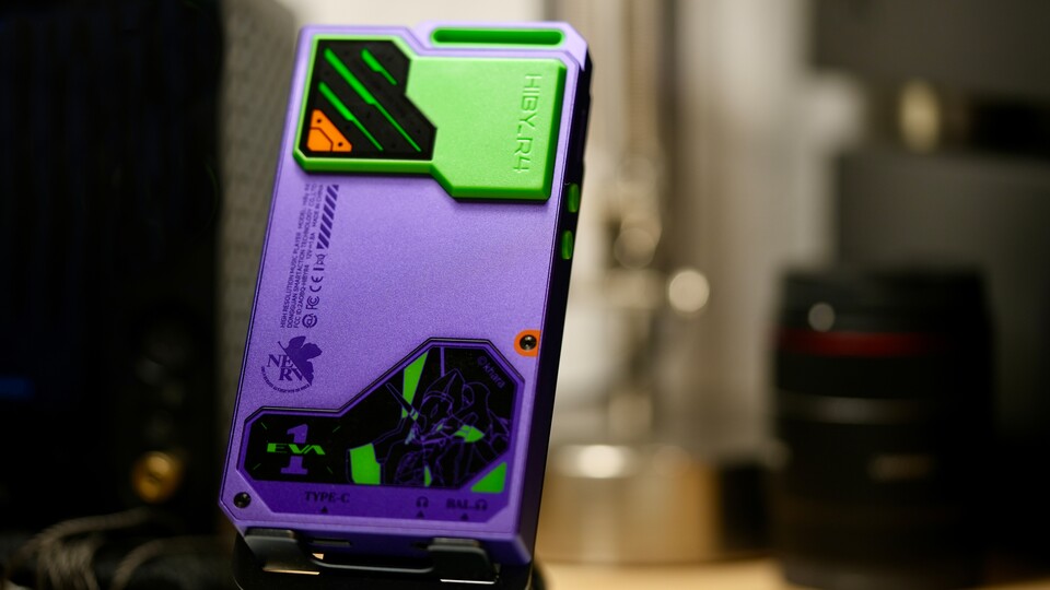 DAPs sehen teilweise auch einfach cool aus, so wie der Hiby R4 Evangelion Edition.