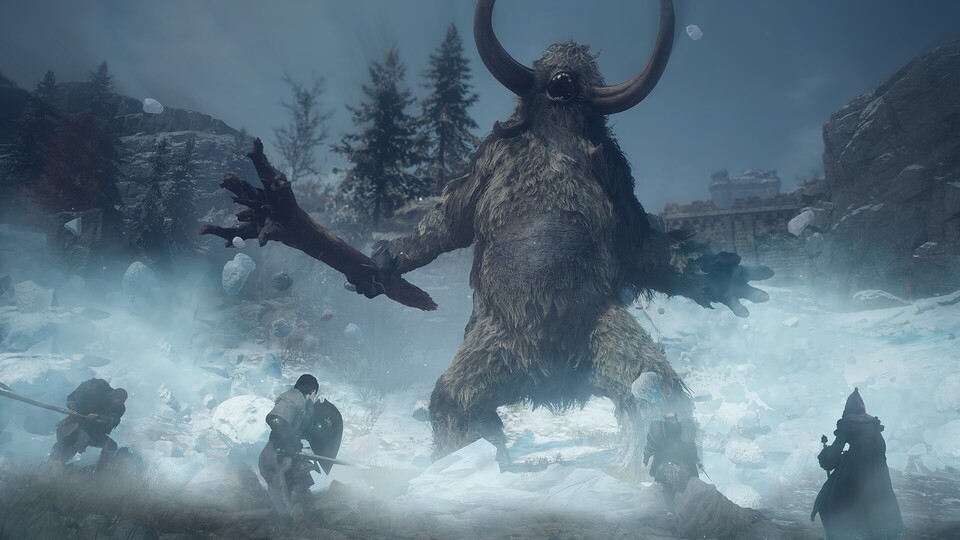 Natürlich laufen im DLC wieder gigantische Gegner herum, die uns aber oft schon bekannt vorkommen.