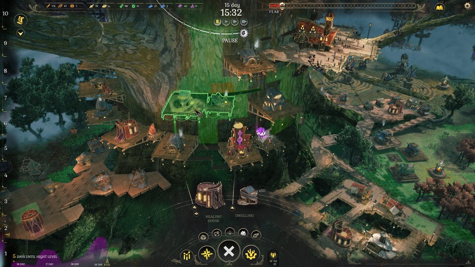 Neben Aufbau der Stadt und dem Ressourcenmanagement müsst ihr auch wie im großen Vorbild schwere Entscheidungen treffen.