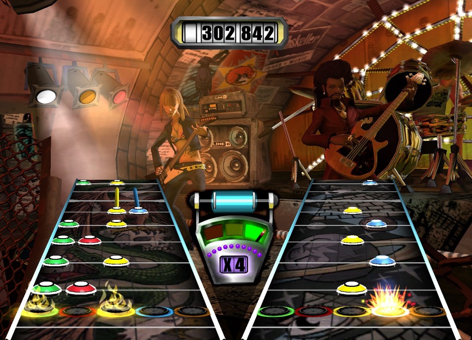 Guitar Hero ist auch deshalb so erfolgreich, weil es auf ein proprietäres Steuergerät setzt.