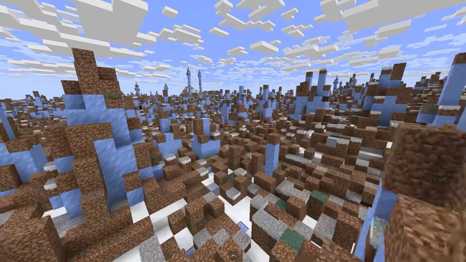 Die Minecraft-Welt wird zum Einheitsbrei.