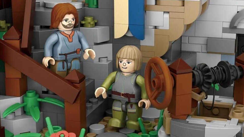 Auch die Figuren aus den BlueBrixx-Sets bekommen in dem Buch eine Hintergrundgeschichte verpasst.