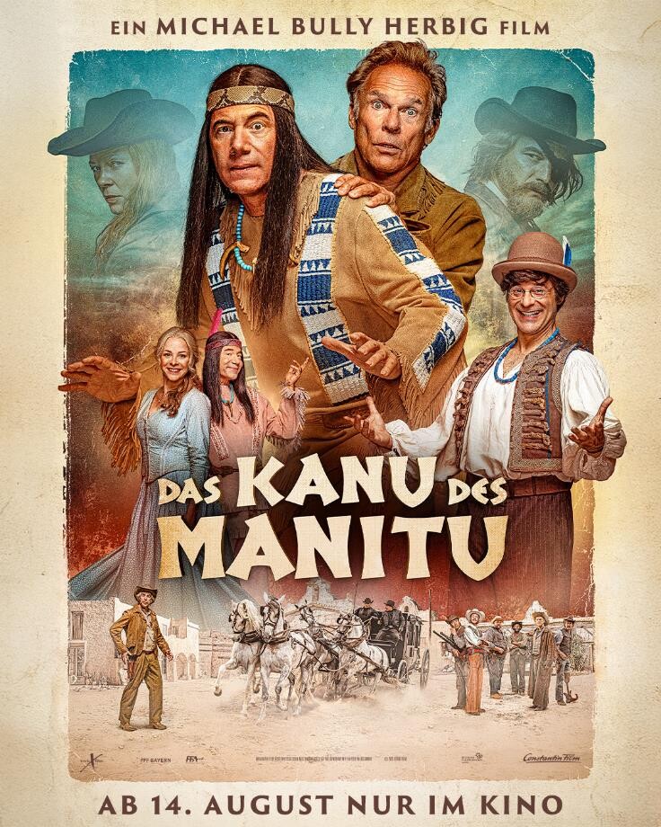 Das offizielle Filmplakat zu Das Kanu des Manitu. Bildquelle: Constantin Film