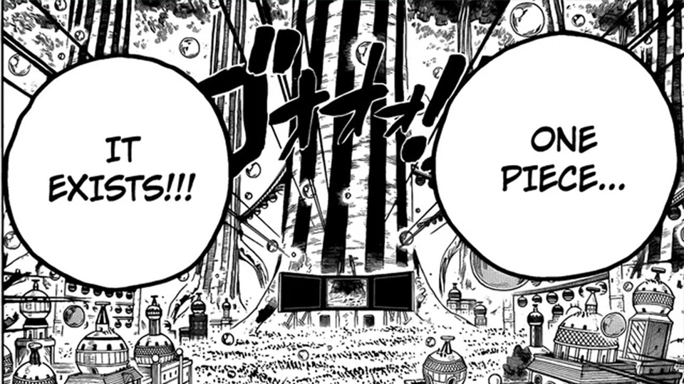 Eines der bekanntesten Zitate aus dem Original sind die letzten Worte von Whitebeard: »Das One Piece existiert!«. (Bildquelle: Sheisha)