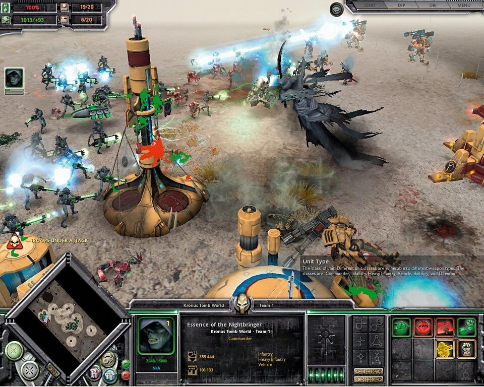 Entwickler Relic (im Bild: Dawn of War) hat ebenfalls Pläne für ein Online-Strategiespiel gehabt.