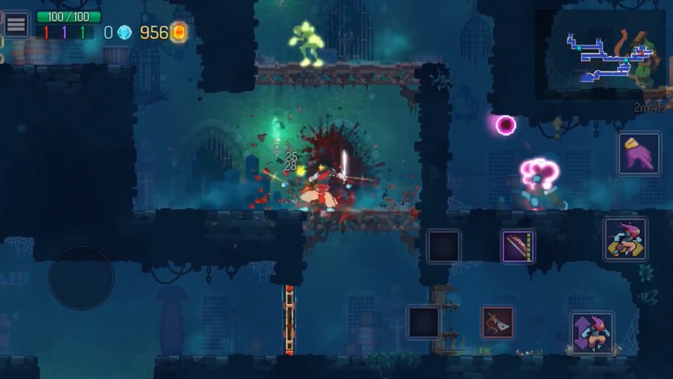 Auf dem Smartphone kann die Steuerung von Dead Cells zum Problem werden.