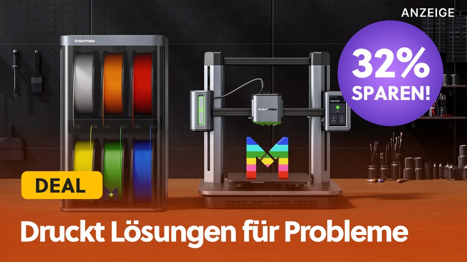 With its 500 mms, the AnkerMake M5 prints your projects at professional speed and with a high level of precision.  It's really cheap on Amazon right now, but only until midnight.