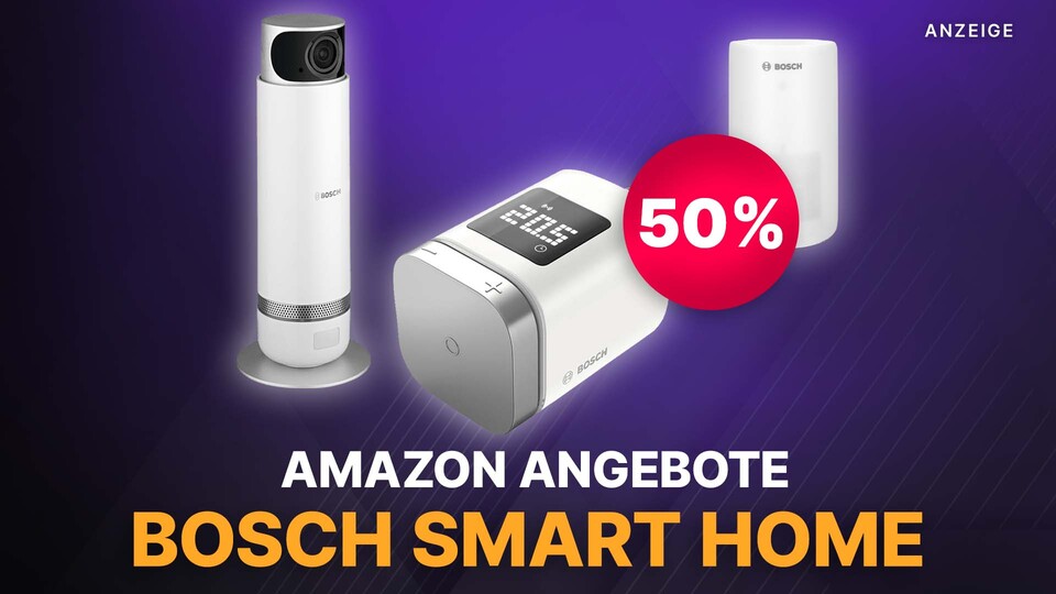 Bosch hat sich zu einem renomierten Hersteller für Smart Home Gadgets entwickelt. Auf viele Produkte könnt ihr gerade saftige Rabatte abstauben.