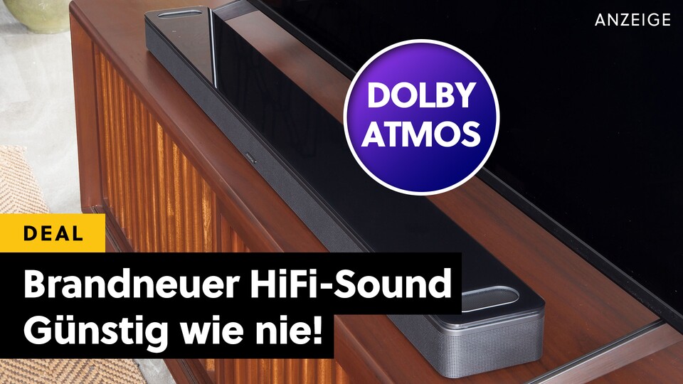 Jetzt gibt’s was auf die Ohren! Die neue Bose Smart Ultra Soundbar mit Dolby Atmos war noch nie günstiger als in diesem Amazon-Angebot!