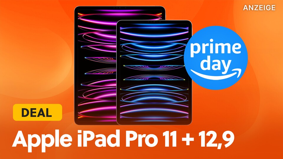 Das beste Tablet der Welt beim besten Marktplatz günstiger bekommen: Zum Prime Day habt ihr die Chance auf das iPad Pro zum Top-Preis.