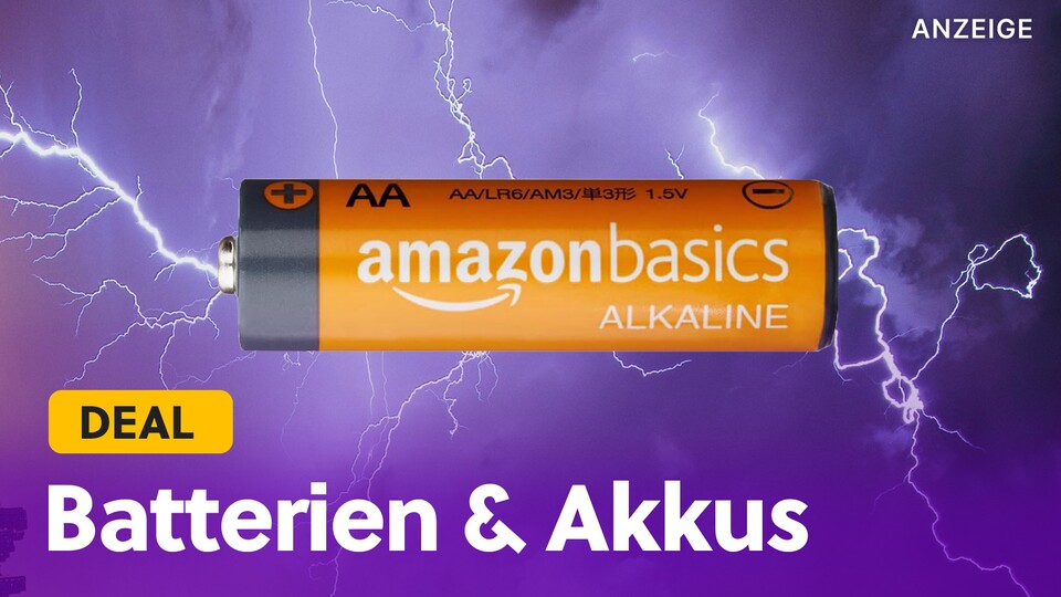Amazon bietet mit seinen Amazon-Basics-Artikeln günstige Alternativen zu teuren Markenprodukten an. Besonders bei Batterien und Akkus könnt ihr damit eine Menge Geld sparen.