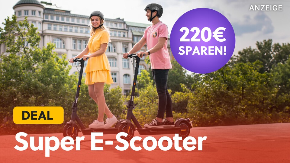 220 Euro Rabatt auf E-Scooter: Segway-Ninebot Max G30D II stark reduziert  bei