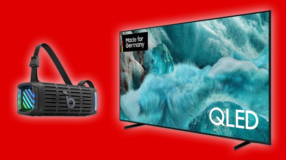 Gleich zu Beginn der Aktion gibt es zwei echte Banger-Angebote: Mit TV und Box seid ihr bestens gerüstet.