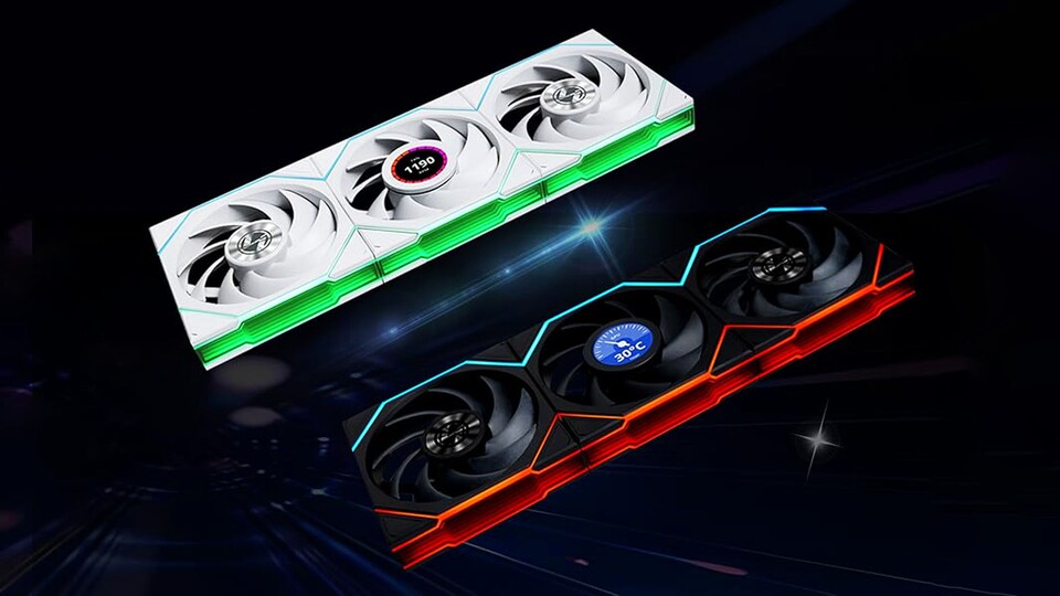 Die Steckverbindungen zwischen mehreren Lüftern übertragen Strom, RGB- und das RPM-Signal für ein absolut aufgeräumtes Gehäuse!