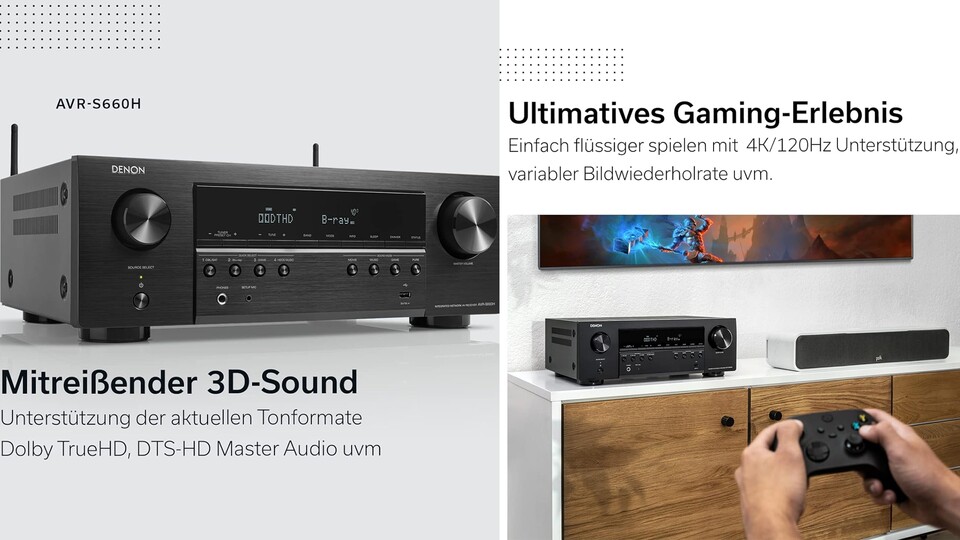 Upgrade für euren TV Sound Der Denon 8K AVReceiver macht jeden Film