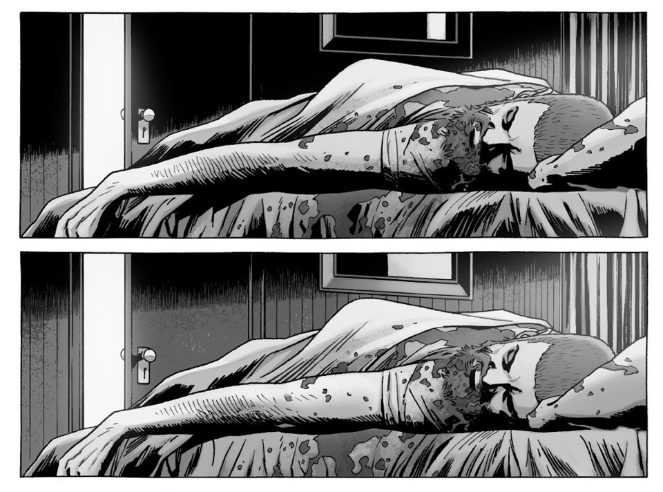 Der Tod von Rick Grimes in The Walking Dead Ausgabe #192