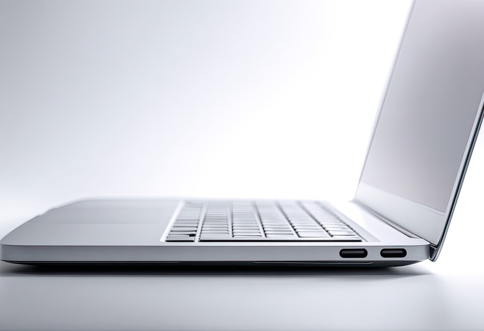 Immer häufiger anzutreffen: Laptops, die nur noch USB-C-Ports aufweisen. (Quelle: Adobe Stock Siddiq)