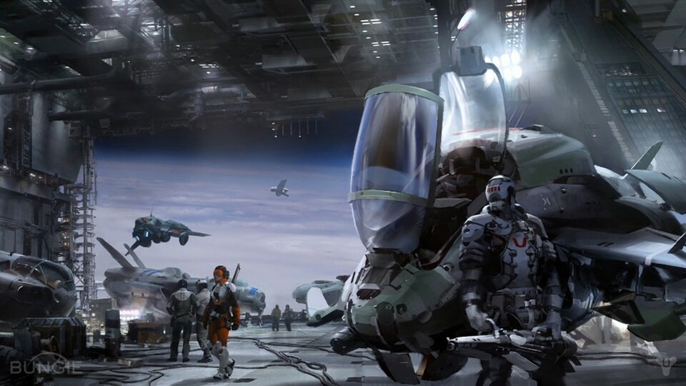 Die Entwickler von Destiny lassen sich von TV-Serien wie Battlestar Galactica inspirieren.