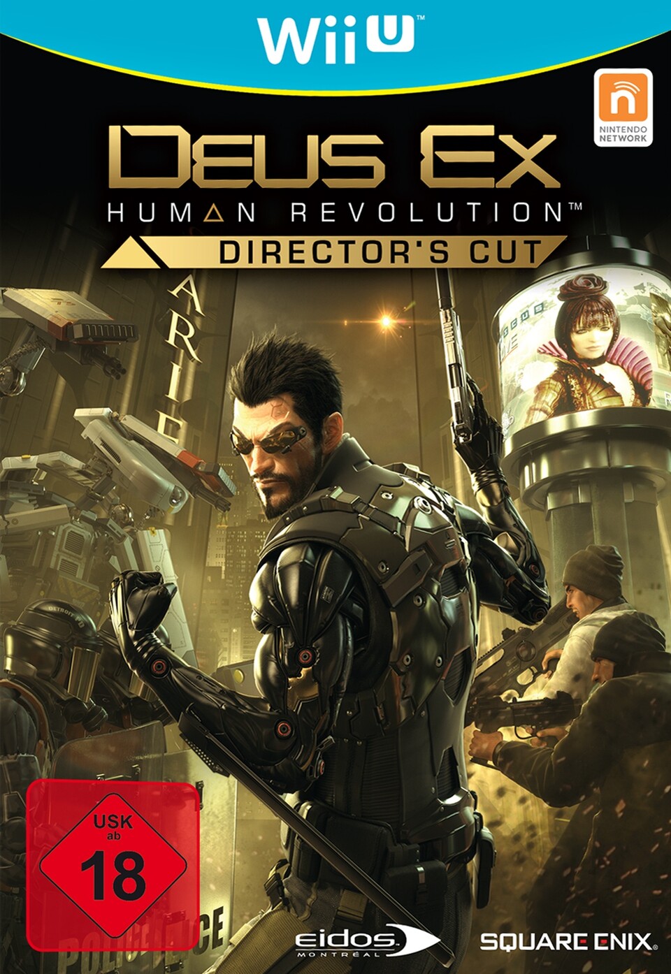 Der Packshot für den »Director's Cut« von Deus Ex: Human Revolution (Wii U).
