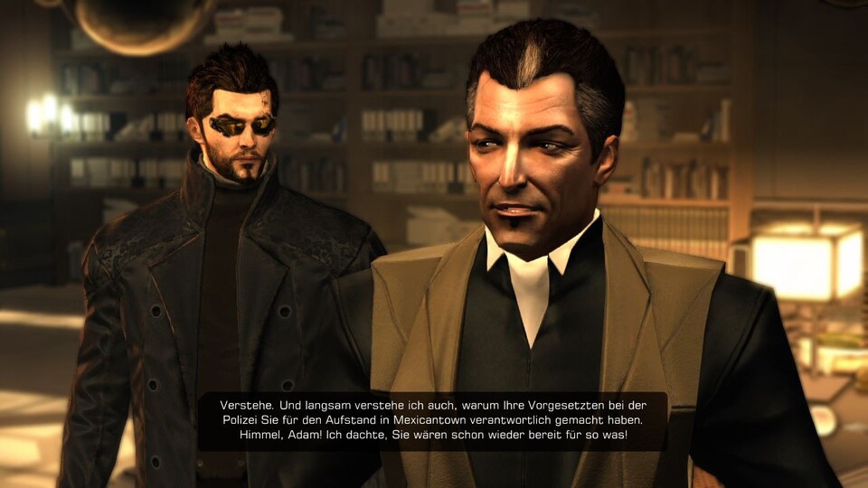Firmenchef David Sarif treibt in Deus Ex: Human Revolution ein doppeltes Spiel.