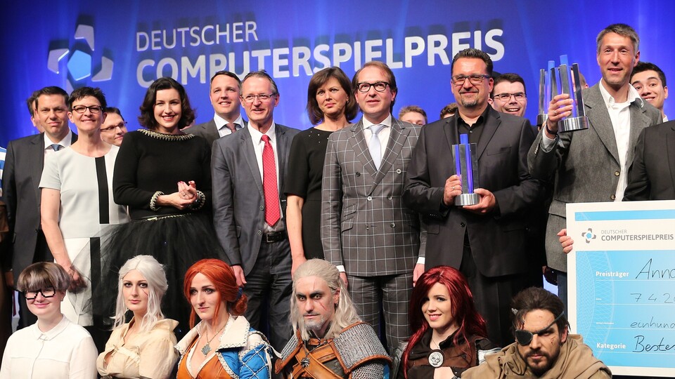 Der Deutsche Computerspielpreis 2018 findet am 10. April in München statt. (Foto: Gisela Schober/Getty Images)