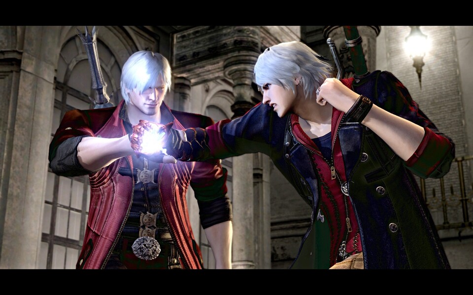 Dante und Nero stehen sich gleich zum Auftakt gegenüber.