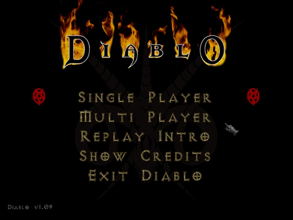 Erstkontakt mit Diablo. Wir spielen die Fassung von GOG, die unter anderem höhere Auflösungen unterstützt.