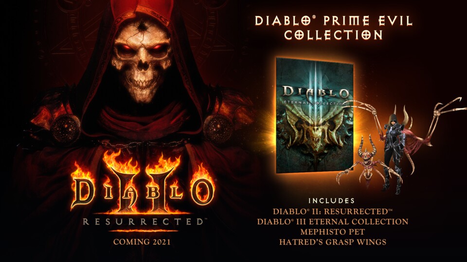 Alle Inhalte der Diablo Prime Evil Edition.
