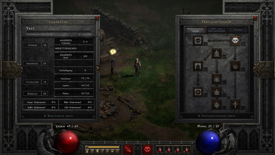 Mehr als zwei Skills einzusetzen, war in Diablo 2 Resurrected auf dem PC bislang eine fummelige Angelegenheit.
