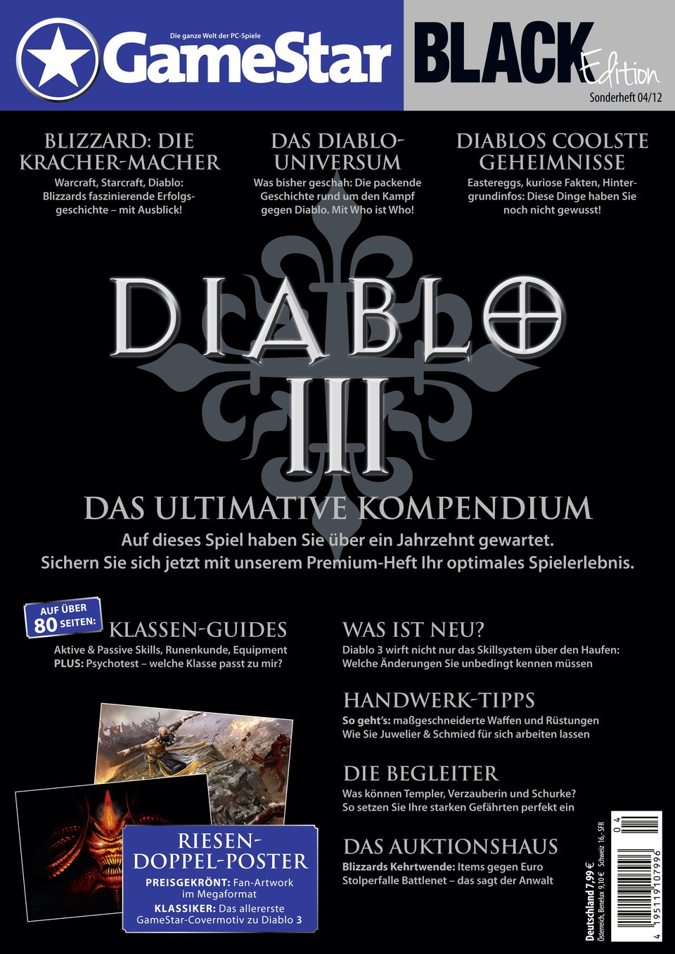 Diablo 3: Das Ultimative Kompendium als Sonderheft in der GameStar Black Edition: Jetzt am Kiosk, als PDF-Download oder Tablet-Version für iPad und Android-Geräte.