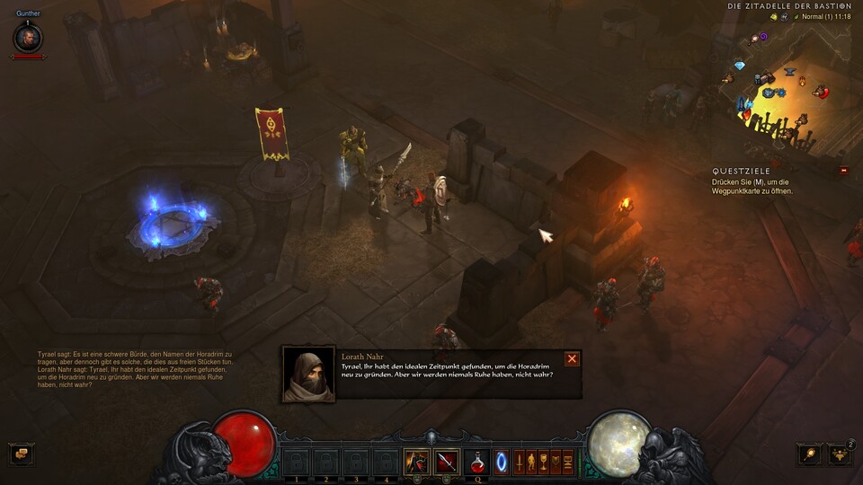 In Diablo 3 könnt ihr Lorath Nahr in Westmark treffen, seine Stimme ist aber noch komplett anders.
