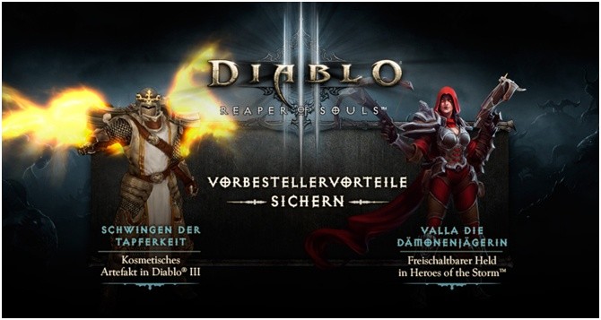 Die Vorbestellervorteile für Diablo 3: Reaper of Souls.