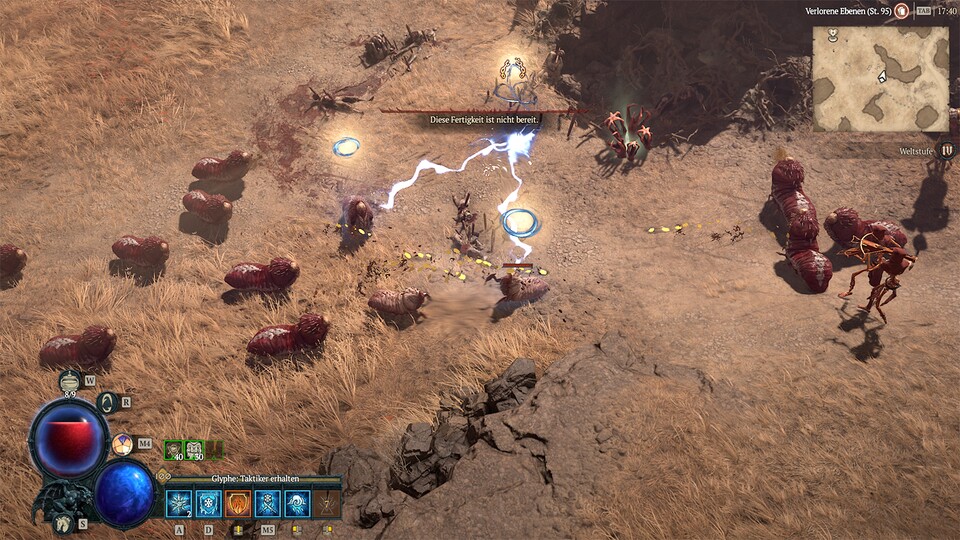 Der neue einzigartige Zaubererstab »Oculus« ist wegen seiner Eigenheit, euch an einen zufälligen Ort zu teleportieren, geradezu unbrauchbar.