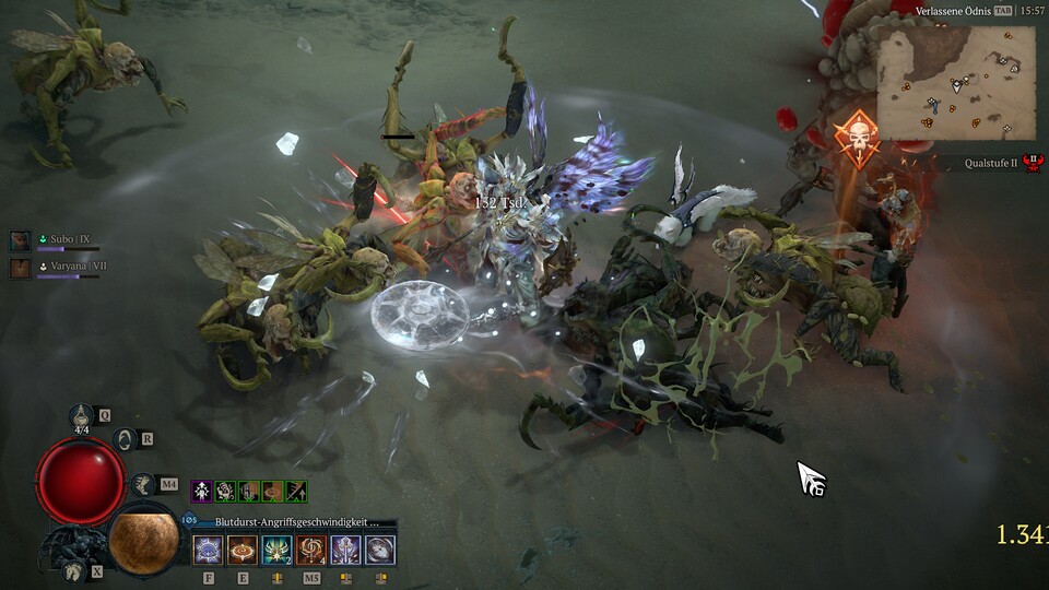 Ein Schild im Gesicht gefällt den Dämonen ganz und gar nicht. Reimt sich sogar.