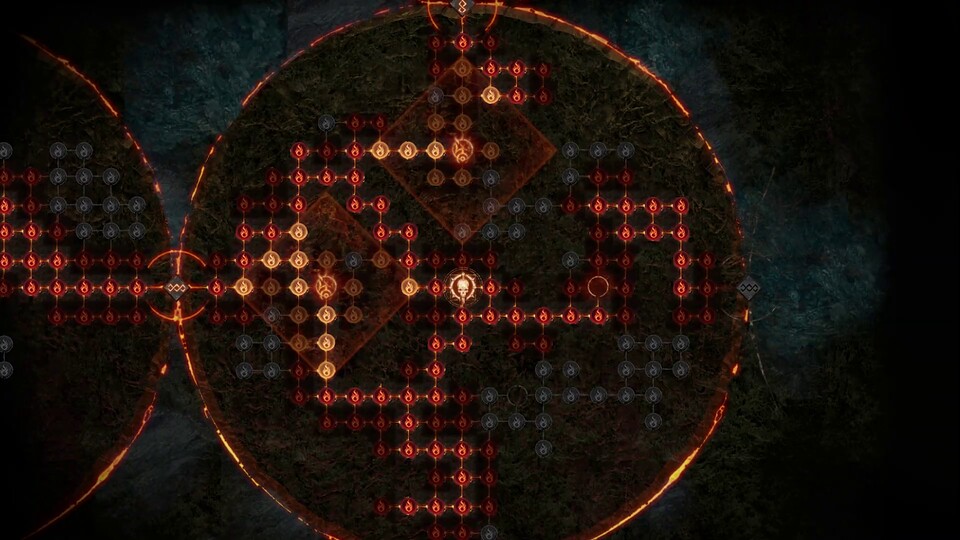 Das komplexe Paragonbrett war nur kurz zu sehen, macht aber Hoffnung, dass Blizzard die richtigen Schwerpunkte setzt.