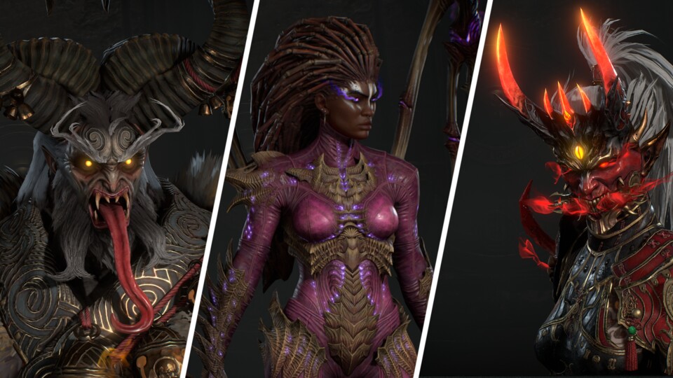Im Shop von Diablo 4 gibt es inzwischen fast nichts, das es nicht gibt. Versuchte man anfangs noch, die Kleidung im Rahmen der Spielatmosphäre zu halten, können sich Spieler inzwischen als allerlei Dämonen und Engel verkleiden.