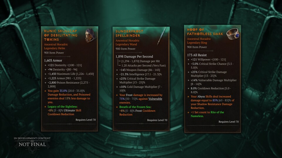 Season 16 bringt eine neue legendäre Gegenstandsklasse nach Diablo 4.