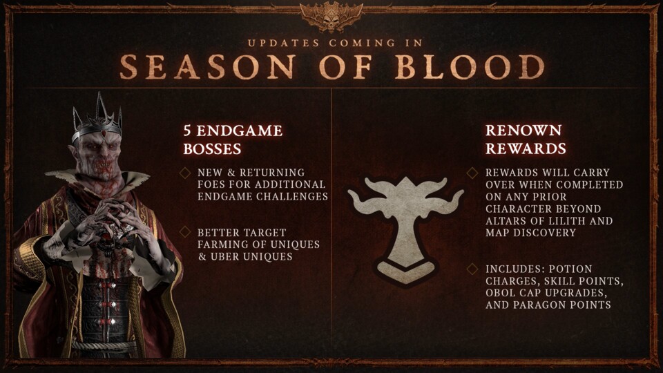 Die Season of Blood bringt noch mehr Renown-Belohnungen mit sich als Season 1.