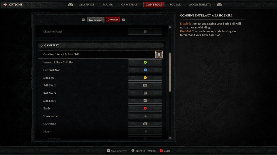 Das Bild zeigt die Möglichkeiten zur Anpassung der Tastenbelegung.