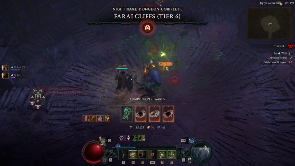 Albtraumdungeons haben nichts mehr mit Glyphen zu tun, waren im Test aber überraschend ergiebig in Sachen Runen.