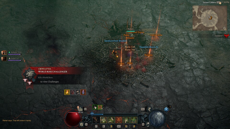 Weltbosse garantieren euch mehrere Runendrops.