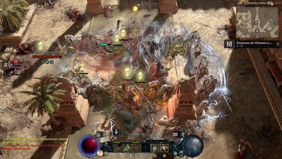 Je größer die Dämonenhorde, desto mehr Loot könnt ihr in Diablo IV am Ende einsacken!