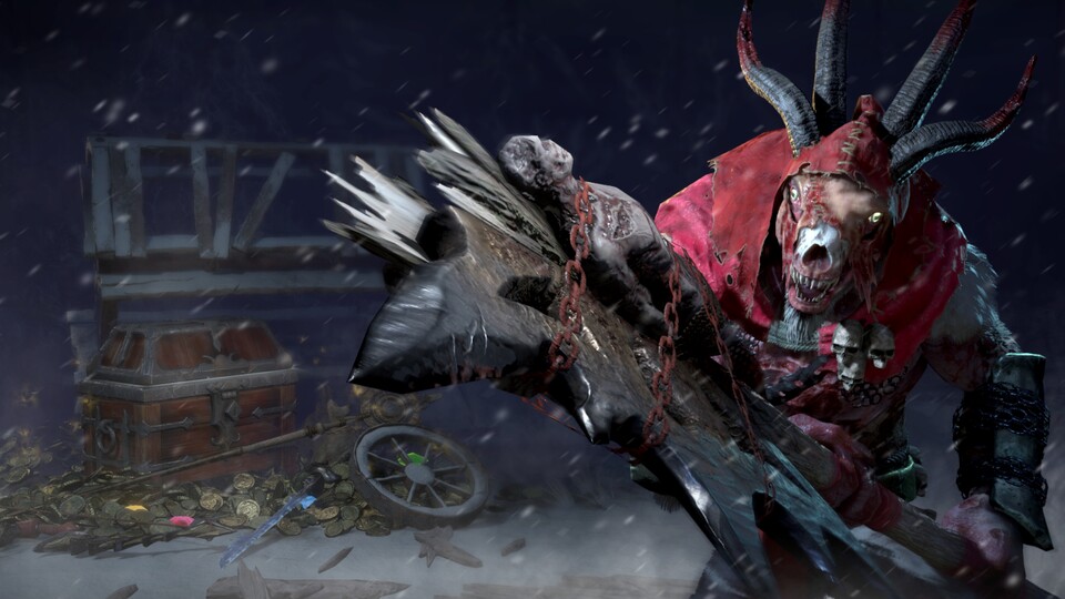 In Diablo 4 kommt statt dem Weihnachtsmann der Rotgehüllte Schrecken, na super. Geschenke gibt es trotzdem.